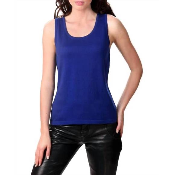 NEW ANGEL bra friendly tank top in cobalt - Picture 1 of 1